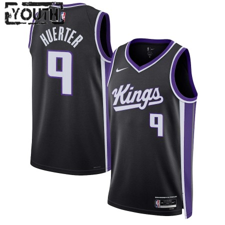 NBA Sacramento Kings Trikot Kevin Huerter Nike 2023-24 Icon Edition Schwarz Swingman - Kinder